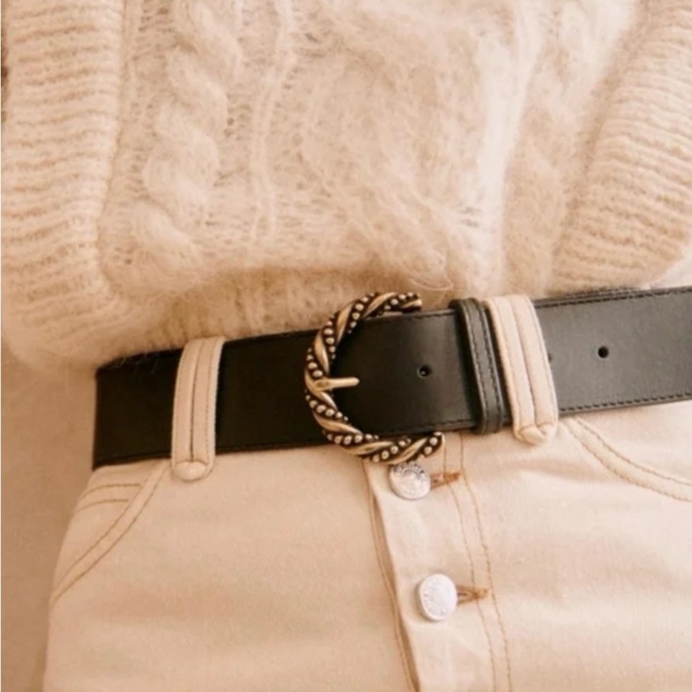 Sézane Ava Belt Black